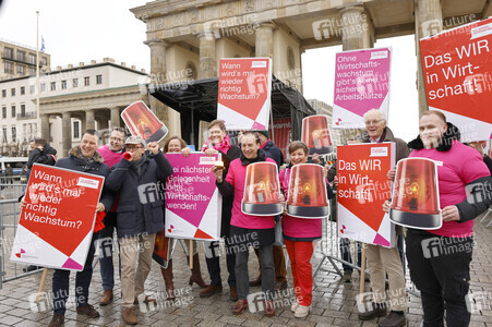 Demonstration der Wirtschaftsverbände in Berlin