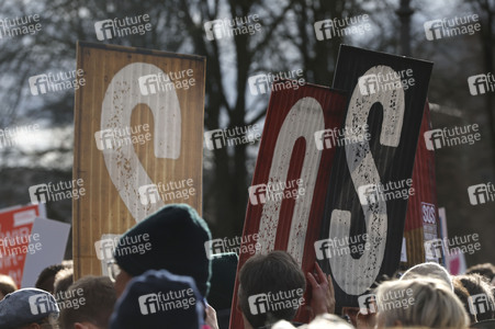 Demonstration der Wirtschaftsverbände in Berlin