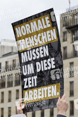 Demonstration der Wirtschaftsverbände in Berlin