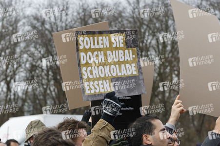 Demonstration der Wirtschaftsverbände in Berlin