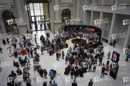 Radioshow mit Sahra Wagenknecht in Berlin