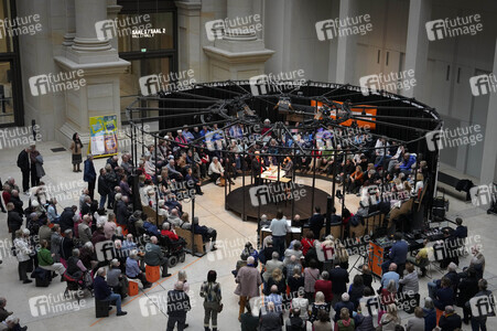 Radioshow mit Sahra Wagenknecht in Berlin