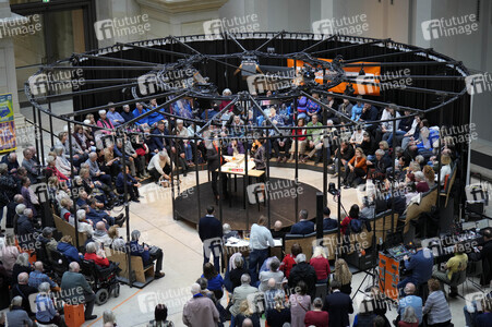 Radioshow mit Sahra Wagenknecht in Berlin
