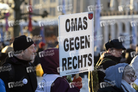 Demonstration gegen die AfD in Hamburg