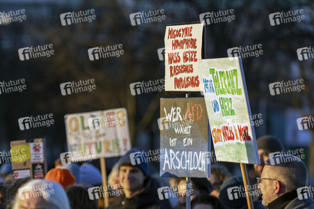 Demonstration gegen die AfD in Hamburg
