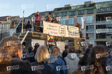 Demonstration gegen die AfD in Hamburg