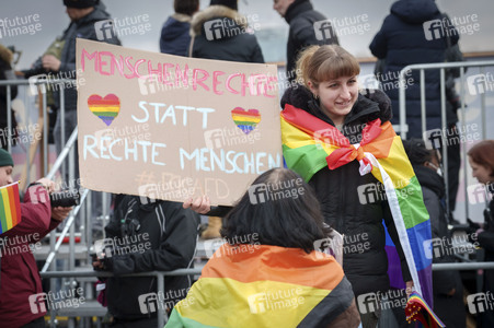 Demonstration 'Rettet die Brandmauer!' in Berlin