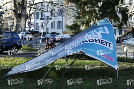 Vandalismus an Wahlplakaten in Bonn