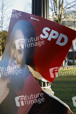 Vandalismus an Wahlplakaten in Bonn