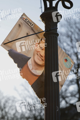 Vandalismus an Wahlplakaten in Bonn