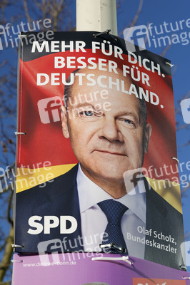 Wahlplakate zur Bundestagswahl 2025 in Bonn