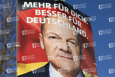Wahlplakate zur Bundestagswahl 2025 in Bonn