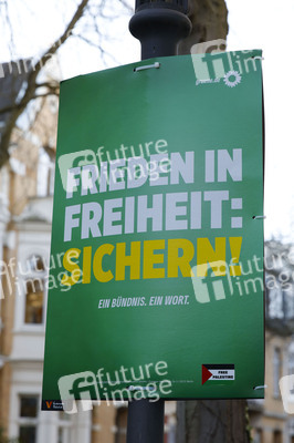 Wahlplakate zur Bundestagswahl 2025 in Bonn
