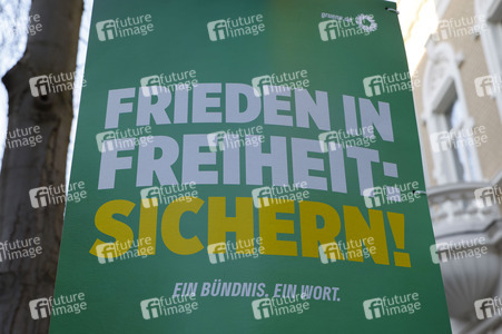 Wahlplakate zur Bundestagswahl 2025 in Bonn