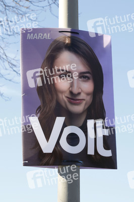 Wahlplakate zur Bundestagswahl 2025 in Bonn