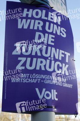 Wahlplakate zur Bundestagswahl 2025 in Bonn