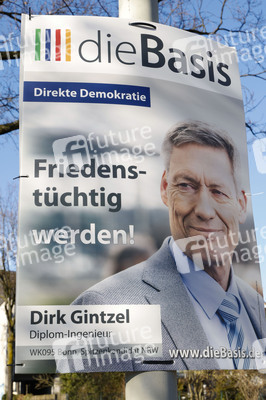 Wahlplakate zur Bundestagswahl 2025 in Bonn