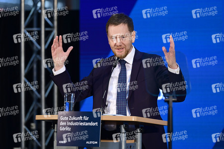 Olaf Scholz bei Alstom Transportation in Görlitz