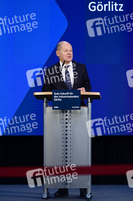 Olaf Scholz bei Alstom Transportation in Görlitz