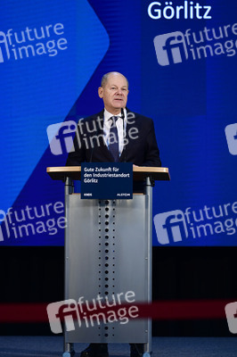 Olaf Scholz bei Alstom Transportation in Görlitz