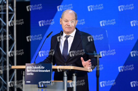 Olaf Scholz bei Alstom Transportation in Görlitz