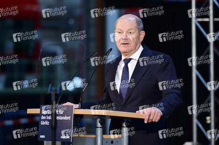 Olaf Scholz bei Alstom Transportation in Görlitz