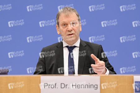 Bundespressekonferenz zum Stand der Klimapolitik in Deutschland in Berlin
