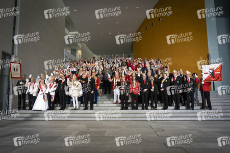 Empfang von Karnevalisten im Bundeskanzleramt in Berlin