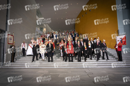 Empfang von Karnevalisten im Bundeskanzleramt in Berlin