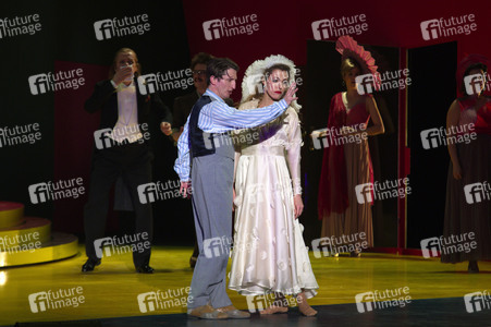 Opernprobe 'Pferd frisst Hut' in Berlin