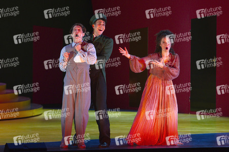 Opernprobe 'Pferd frisst Hut' in Berlin