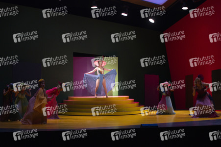 Opernprobe 'Pferd frisst Hut' in Berlin