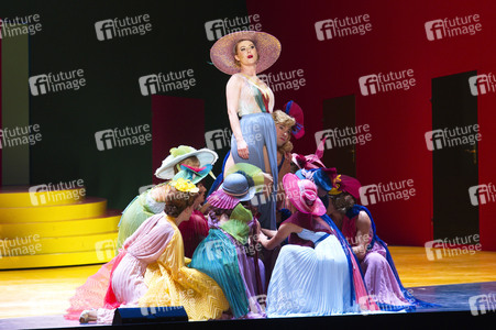 Opernprobe 'Pferd frisst Hut' in Berlin