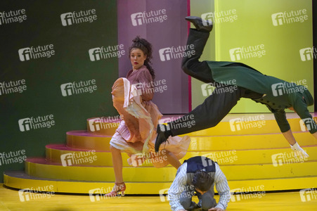 Opernprobe 'Pferd frisst Hut' in Berlin