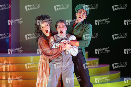 Opernprobe 'Pferd frisst Hut' in Berlin