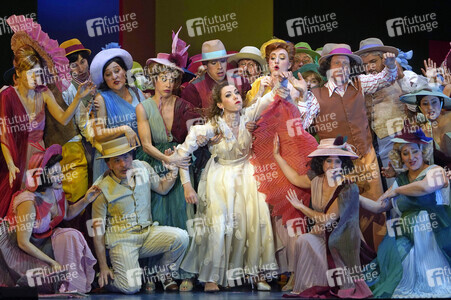 Opernprobe 'Pferd frisst Hut' in Berlin