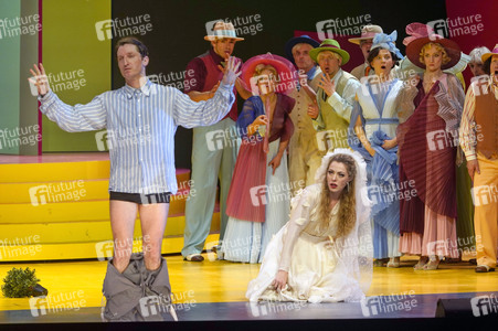 Opernprobe 'Pferd frisst Hut' in Berlin