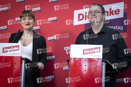 Pressestatement der Partei Die Linke in Berlin