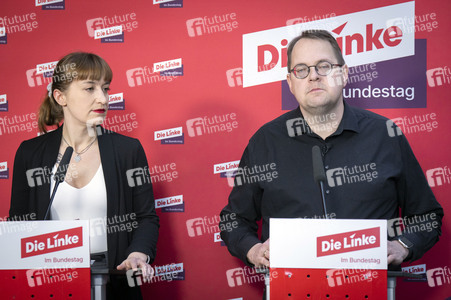 Pressestatement der Partei Die Linke in Berlin