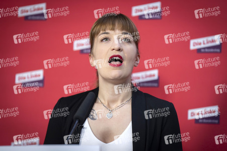 Pressestatement der Partei Die Linke in Berlin