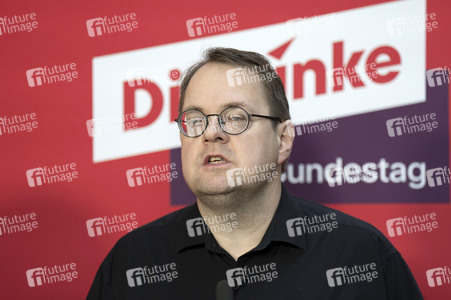 Pressestatement der Partei Die Linke in Berlin