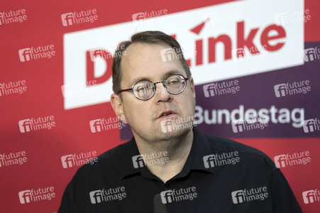 Pressestatement der Partei Die Linke in Berlin