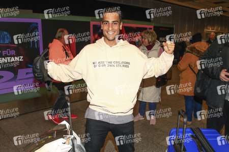 Rückkehr aus dem Dschungel-Camp 2025 auf dem Flughafen Frankfurt am Main