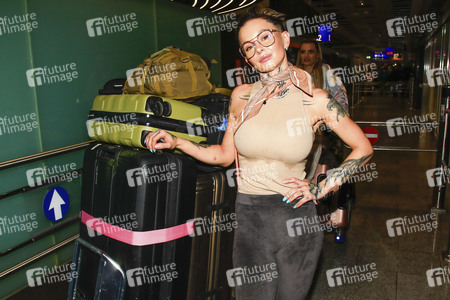 Rückkehr aus dem Dschungel-Camp 2025 auf dem Flughafen Frankfurt am Main