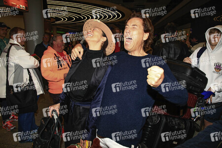 Rückkehr aus dem Dschungel-Camp 2025 auf dem Flughafen Frankfurt am Main