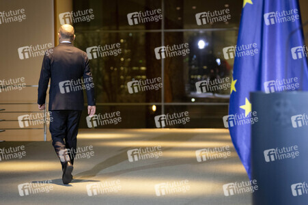 Pressestatement von Olaf Scholz in Berlin