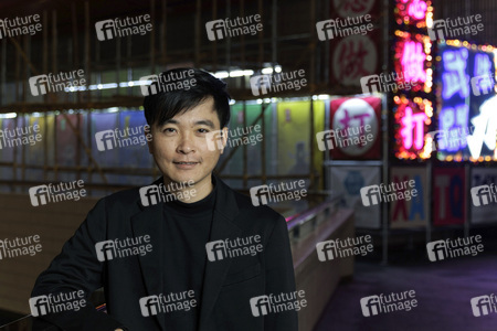 Photoshooting bei Proben zum Bühnenstück 'Startup of Wusheng' in Hongkong