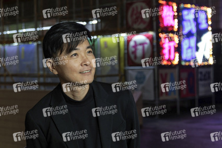 Photoshooting bei Proben zum Bühnenstück 'Startup of Wusheng' in Hongkong