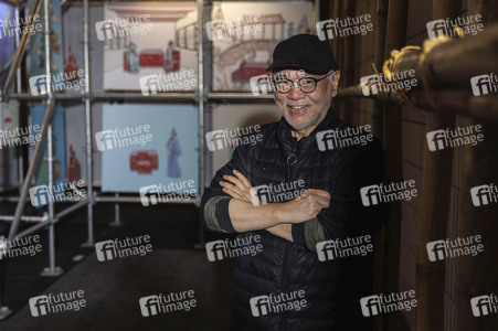 Photoshooting bei Proben zum Bühnenstück 'Startup of Wusheng' in Hongkong