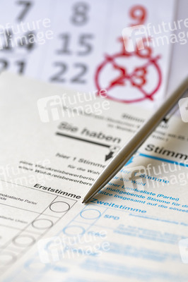 Symbolfoto Briefwahl zur Bundestagswahl